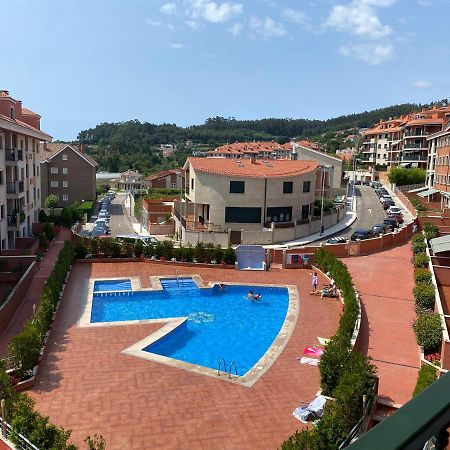 Apartamento Con Vistas Al Mar, Piscina Y Parking Lejlighed Sanxenxo Eksteriør billede
