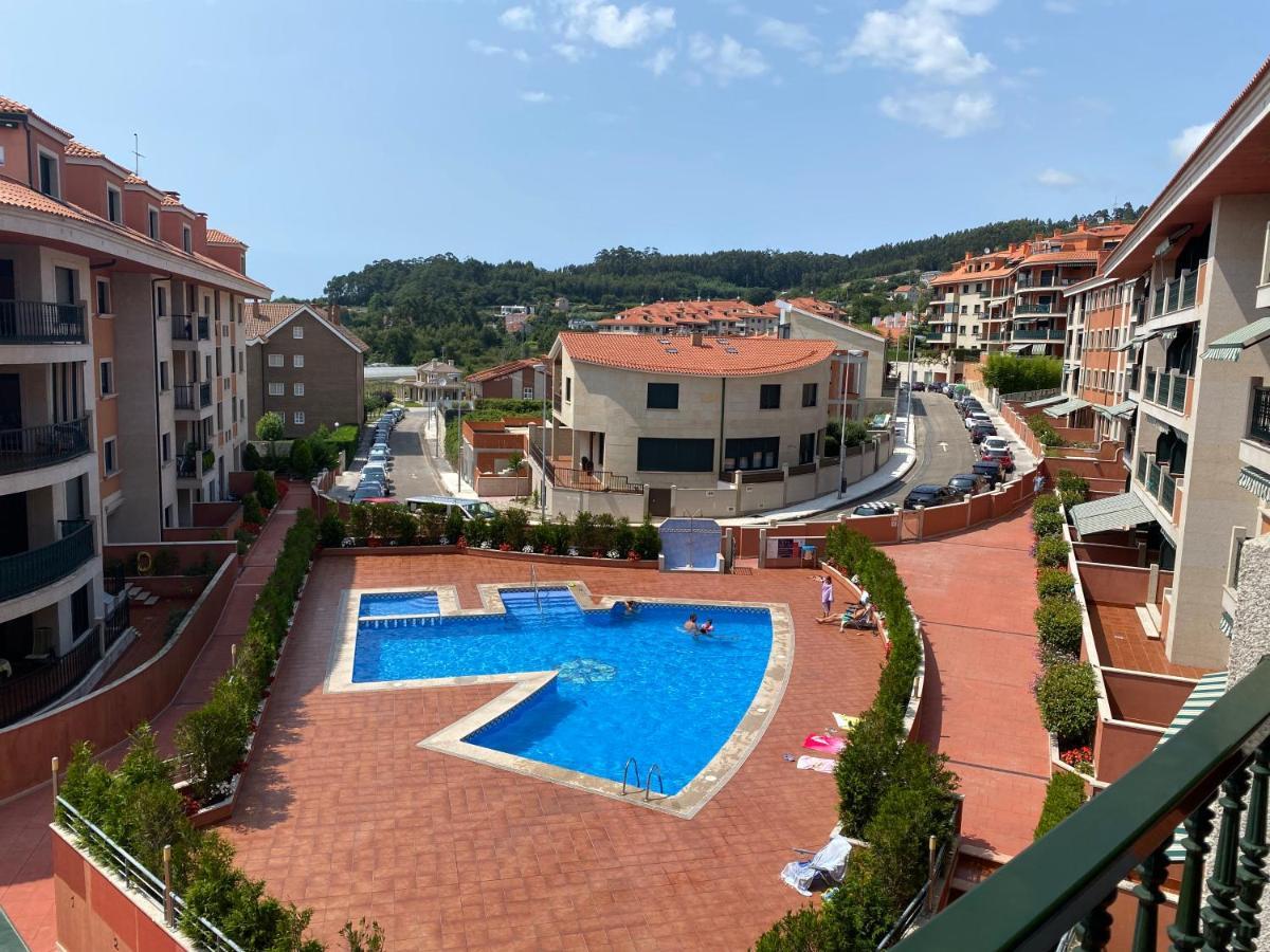 Apartamento Con Vistas Al Mar, Piscina Y Parking Lejlighed Sanxenxo Eksteriør billede