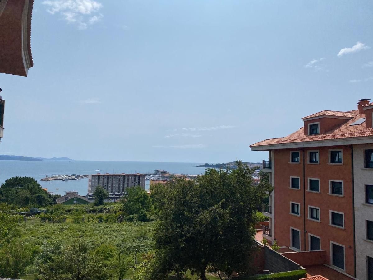 Apartamento Con Vistas Al Mar, Piscina Y Parking Lejlighed Sanxenxo Eksteriør billede